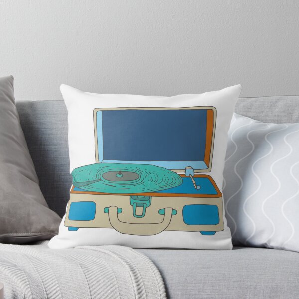 Item preview, Vinyl Record Player Turquoise Record Player designed and sold by FlyinggRabbit.