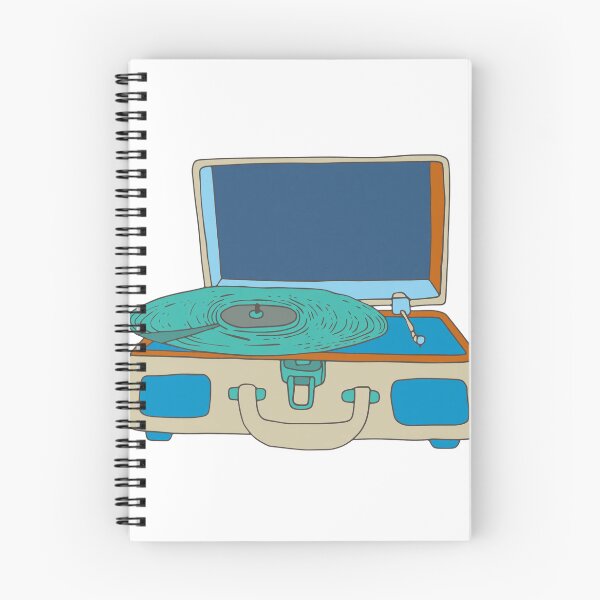 Item preview, Vinyl Record Player Turquoise Record Player designed and sold by FlyinggRabbit.