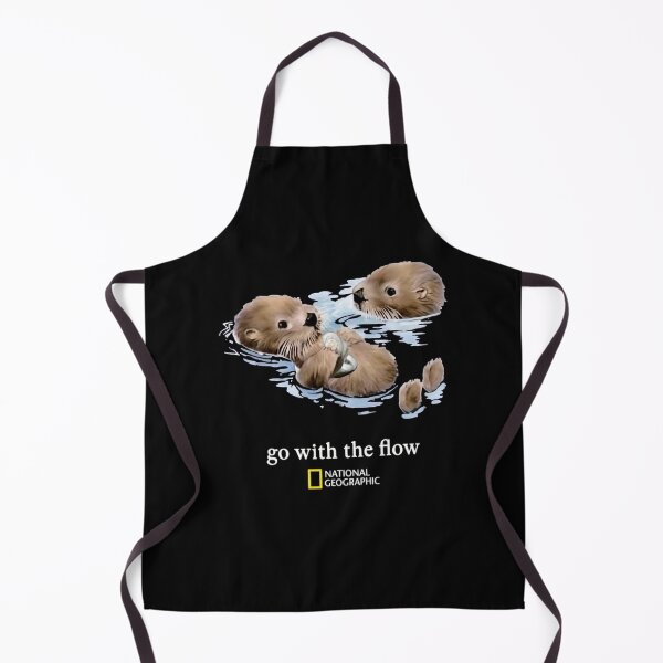 Item preview, National Geographic Otter Go With The Flow Nature Wildlife T-Shirt designed and sold by VelourEmber.