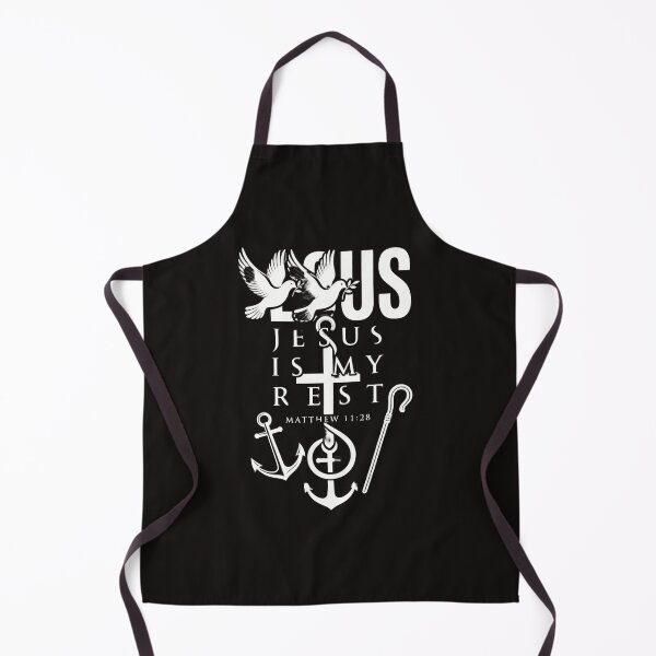 Item preview, Jesus Is My Rest Christian Graphic – Matthew 11:28 designed and sold by KINGDOM GOLD STUDIO.