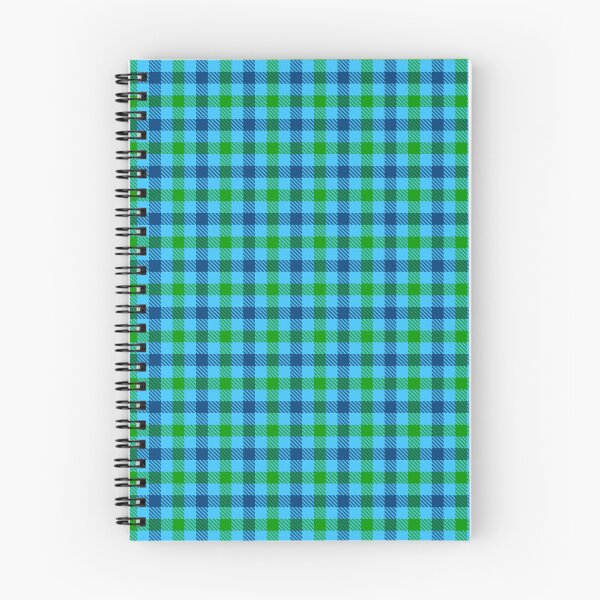 Item preview, Blue And Green On Cyan Gingham Check   designed and sold by PatternTitan.
