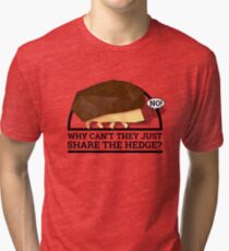 Low Poly Hedgehog - Share The Hedge Tri-blend T-Shirt