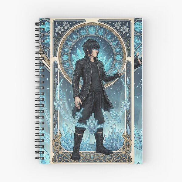 Item preview, Noctis in the style of Alphonse Mucha designed and sold by Solace Sparkles.