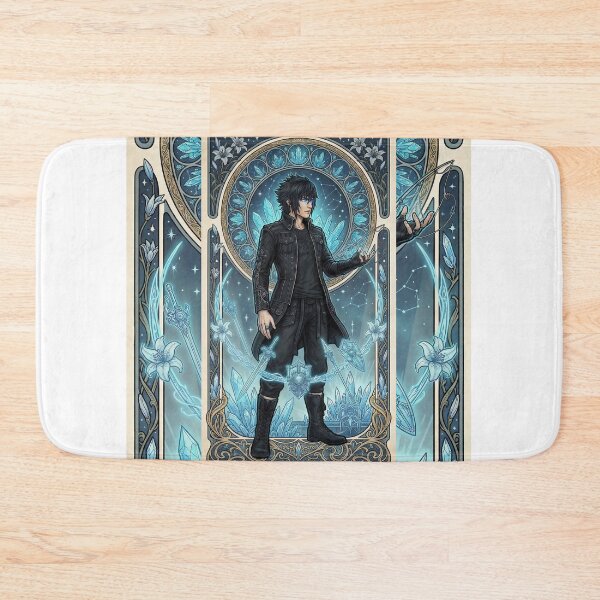 Item preview, Noctis in the style of Alphonse Mucha designed and sold by Solace Sparkles.