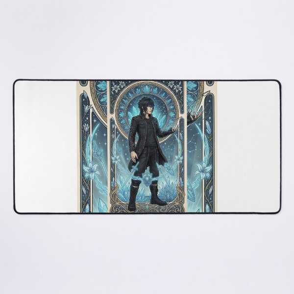 Item preview, Noctis in the style of Alphonse Mucha designed and sold by Solace Sparkles.