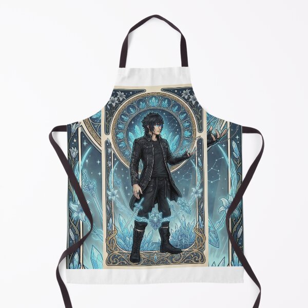 Item preview, Noctis in the style of Alphonse Mucha designed and sold by Solace Sparkles.
