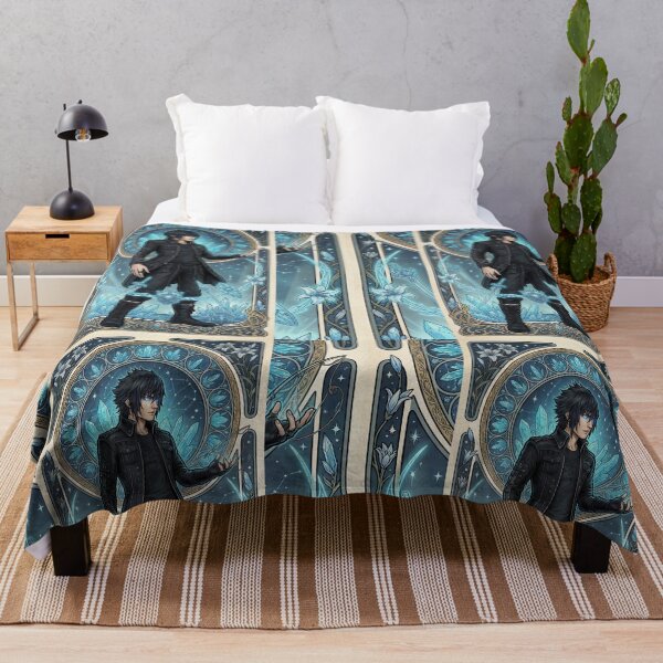 Item preview, Noctis in the style of Alphonse Mucha designed and sold by Solace Sparkles.