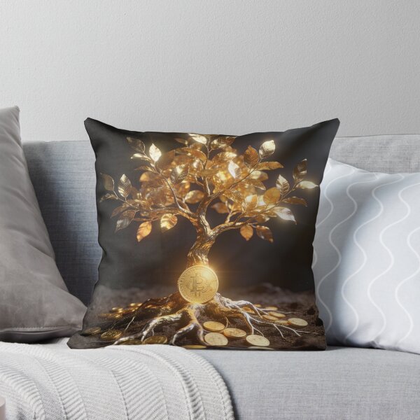 Item preview, Bitcoin Money Tree - Crypto Wealth & Financial Freedom designed and sold by OksArtStudio.