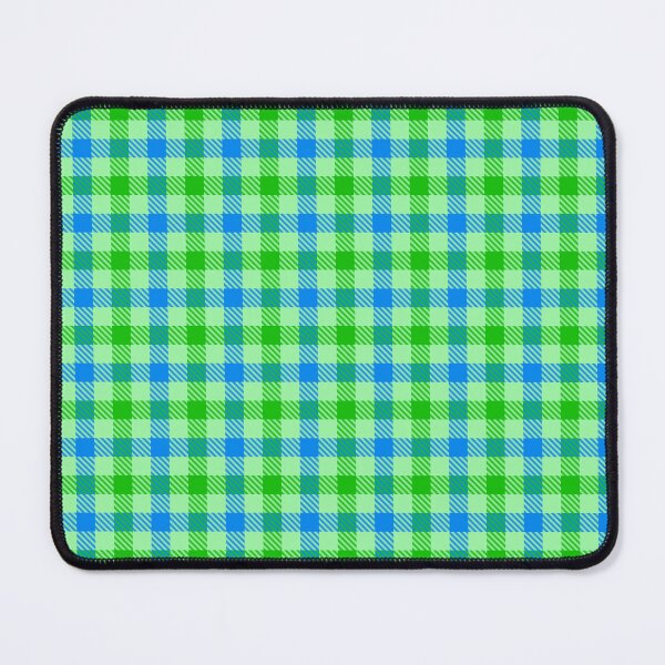 Item preview, Blue And Green On Green Gingham Check designed and sold by PatternTitan.