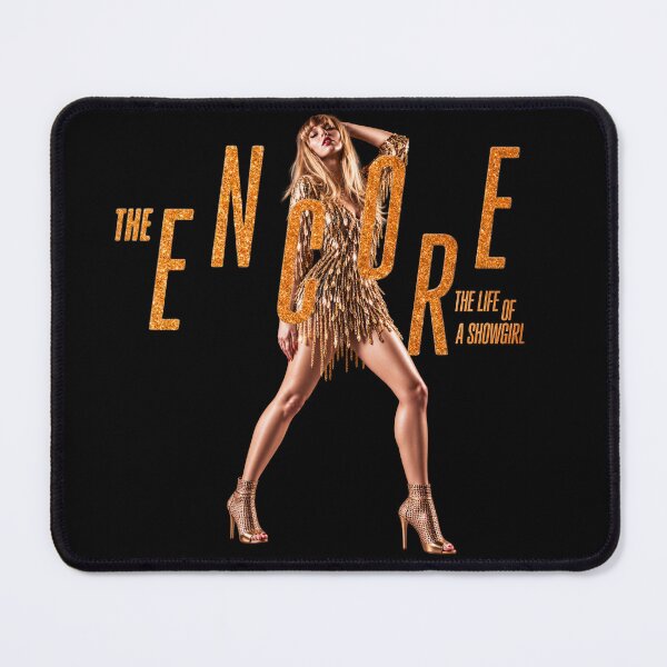 Item preview, Shot 2 TLOAS TaylorShowgirl Encore Edition Sticker – Gold Glitter Encore Era Design designed and sold by taylorvinyls.