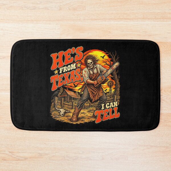 Item preview, Hes from Texas I Can Tell Funny Halloween Skeleton Horror designed and sold by Gargamal.