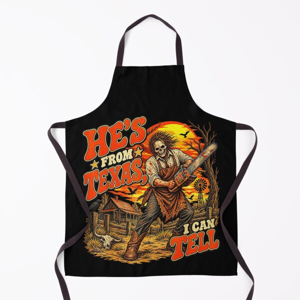 Item preview, Hes from Texas I Can Tell Funny Halloween Skeleton Horror designed and sold by Gargamal.