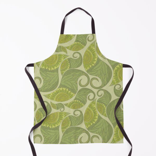 Item preview, Olive Paisley Swirl Botanical Pattern designed and sold by Kraalikaa.