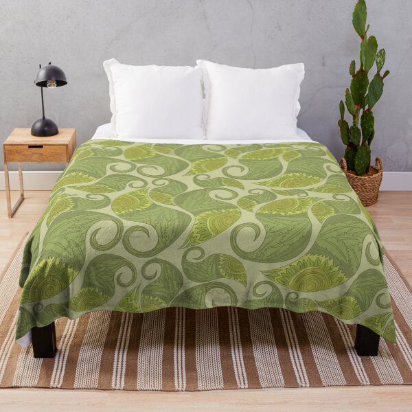 Item preview, Olive Paisley Swirl Botanical Pattern designed and sold by Kraalikaa.