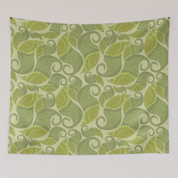 Item preview, Olive Paisley Swirl Botanical Pattern designed and sold by Kraalikaa.