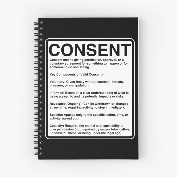 Item preview, Consent, now you know designed and sold by It's Just Me.