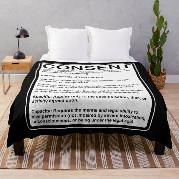 Item preview, Consent, now you know designed and sold by It's Just Me.