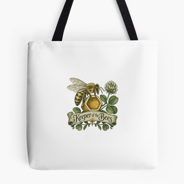 Item preview, Beekeeper Botanical | Vintage Honeybee Apiarist | Beekeeping Gift designed and sold by Brackenlume Studio.