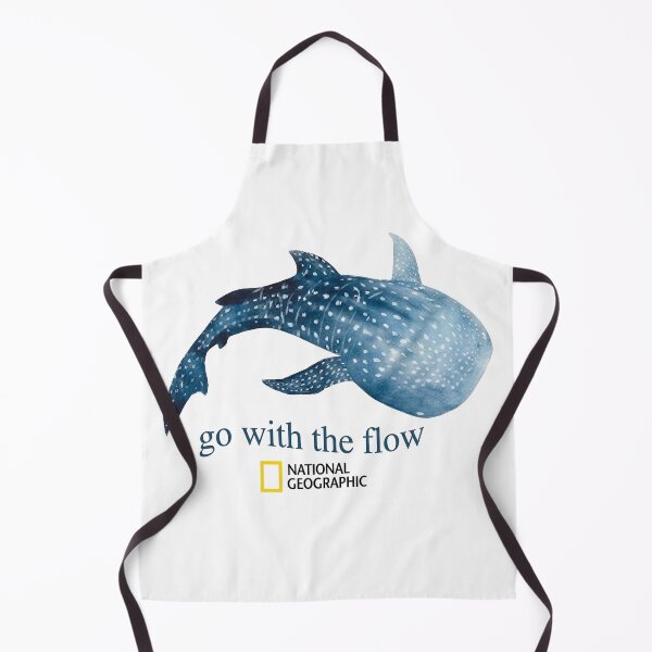 Item preview, Go With The Flow Whale Shark Shirt Ocean National Geographic Graphic Tee designed and sold by VelourEmber.