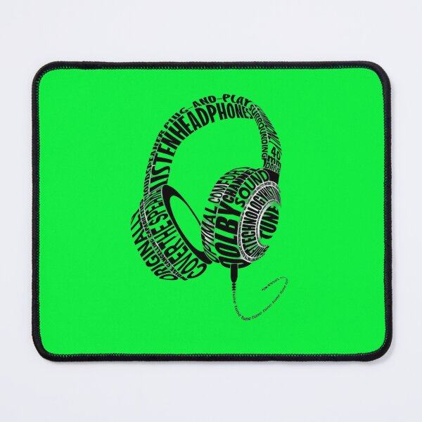 Item preview, Typography Headphones – Music Lover Audio & Sound Design designed and sold by aloksahu123.