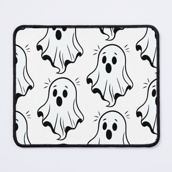 Item preview, Cute Surprised Ghost — Halloween Sheet Ghost Line Art Sticker designed and sold by LYAN-STORE.