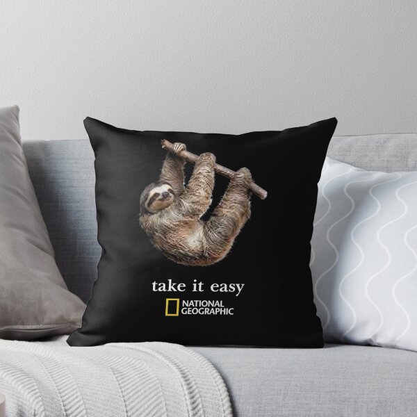 Item preview, Take It Easy Sloth Shirt Funny National Geographic Wildlife Graphic Tee designed and sold by VelourEmber.