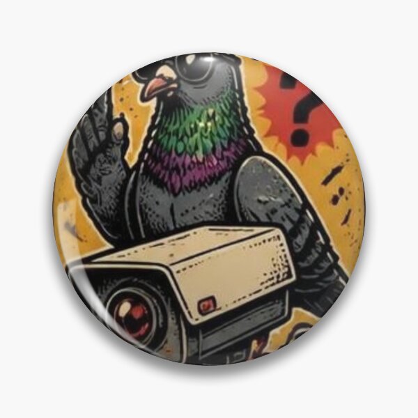 Item preview, Surveillance Pigeon designed and sold by MariaYariWorld.