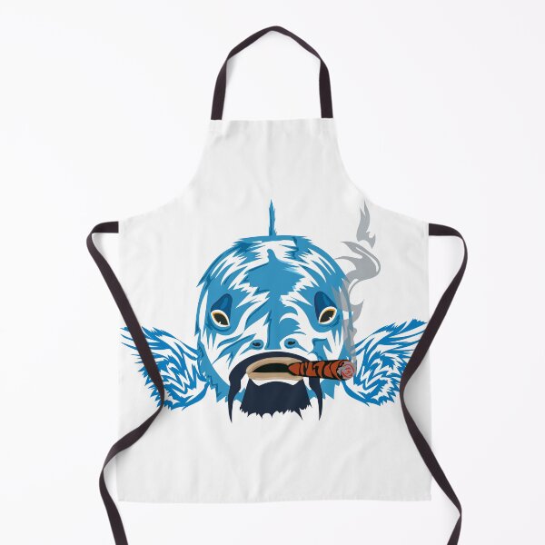 Item preview, Blue Fish Cigar Badass Vector Cool Attitude Funny Animal Street Art designed and sold by CLC54.