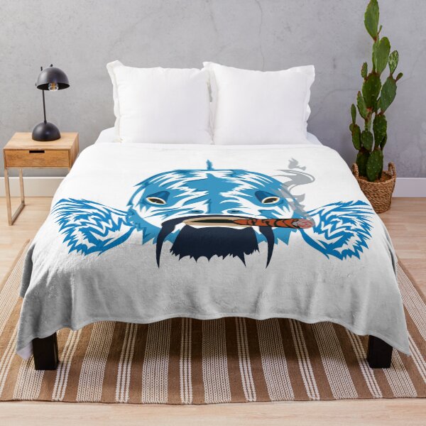 Item preview, Blue Fish Cigar Badass Vector Cool Attitude Funny Animal Street Art designed and sold by CLC54.