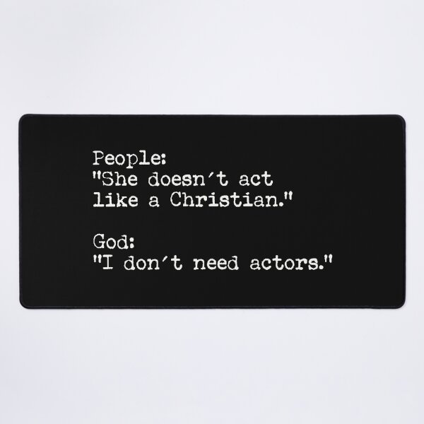 Item preview, GOD: "I don't need actors." designed and sold by a peace of heaven.