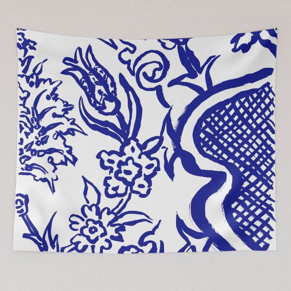 Item preview, Azulejo 1 blue by Madame Thao designed and sold by Madame Thao.