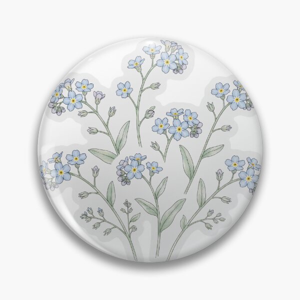 Item preview, Forget Me Not Sticker | Blue Floral Die Cut Sticker | Fine Line Botanical Decal | Minimalist Tiny Flower Sticker designed and sold by FineLineBotanical .