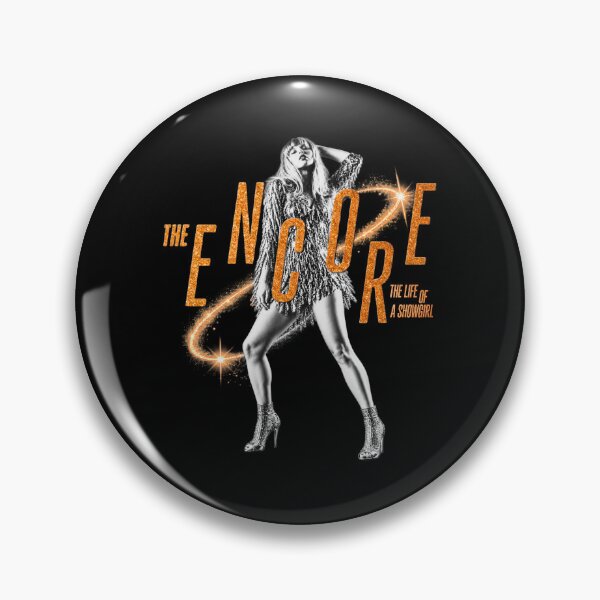 Item preview, Shot 3 TLOAS Taylor Showgirl Encore Edition Sticker – Gold Glitter Encore Era Design designed and sold by taylorvinyls.