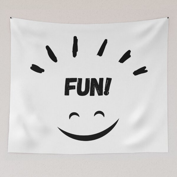 Item preview, FUN Smiley Face Happy Minimalist Doodle Positive Vibes designed and sold by LensDyn™.