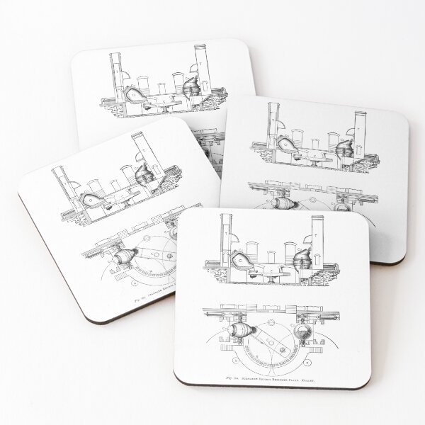 Item preview, Victorian Bessemer Steel Plant Blueprint designed and sold by Antique Science Press.