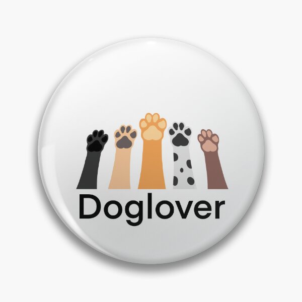 Item preview, Doglover Raised Dog Paws Different Colors Cute Dog Lovers designed and sold by CLC54.