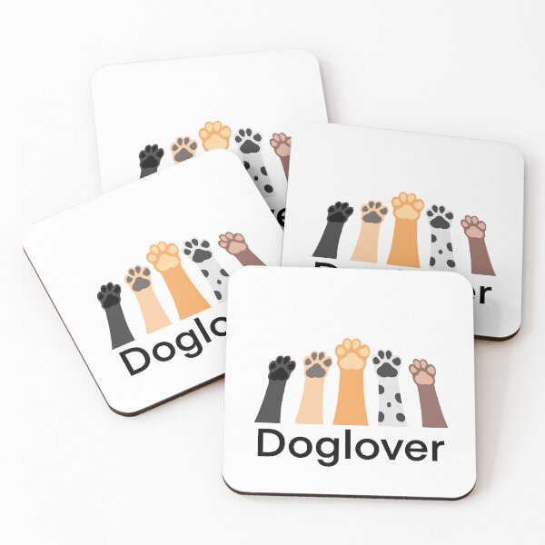 Item preview, Doglover Raised Dog Paws Different Colors Cute Dog Lovers designed and sold by CLC54.