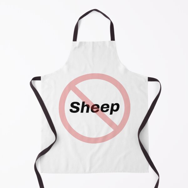 Item preview, No Sheep Allowed designed and sold by TeeheesAndCo.