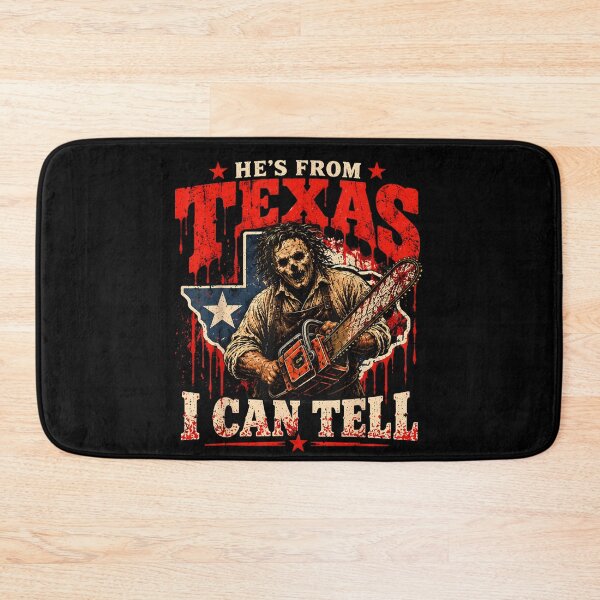 Item preview, Hes from Texas I Can Tell Chainsaw Horror Halloween Costume designed and sold by Gargamal.