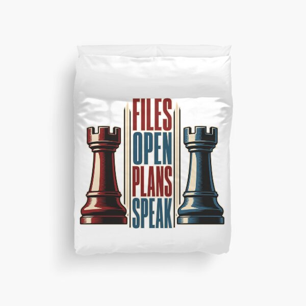 Item preview, Files Open Plans Speak Chess Strategy designed and sold by aihrgdesign.
