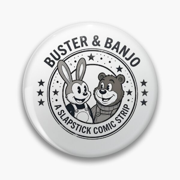 Item preview, Buster & Banjo - Vintage 1930s Slapstick Comic Strip Logo designed and sold by WallabyWorks.