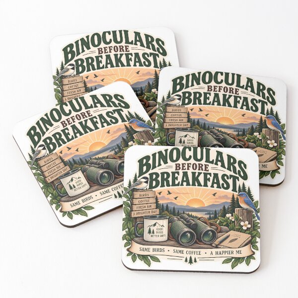 Item preview, Binoculars Before Breakfast designed and sold by MysticCanvasAi.