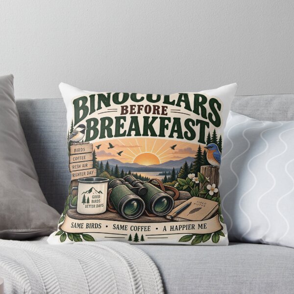 Item preview, Binoculars Before Breakfast designed and sold by MysticCanvasAi.