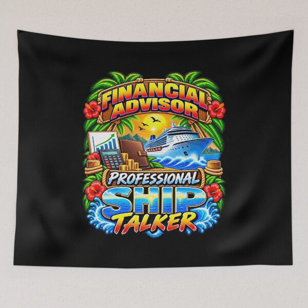 Item preview, Financial Advisor Professional Ship Talker Cruise Vacation designed and sold by fungear.