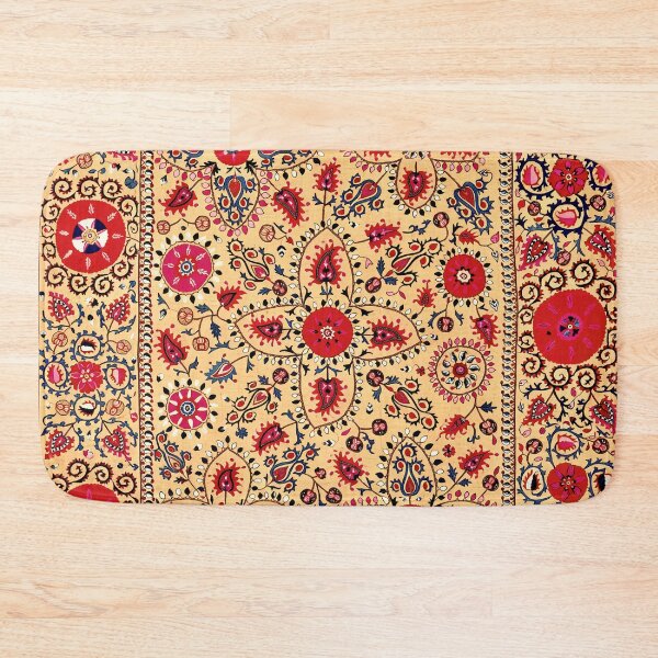 Item preview, Lakai Suzani Uzbekistan Embroidery Print designed and sold by Vicky Brago-Mitchell®.