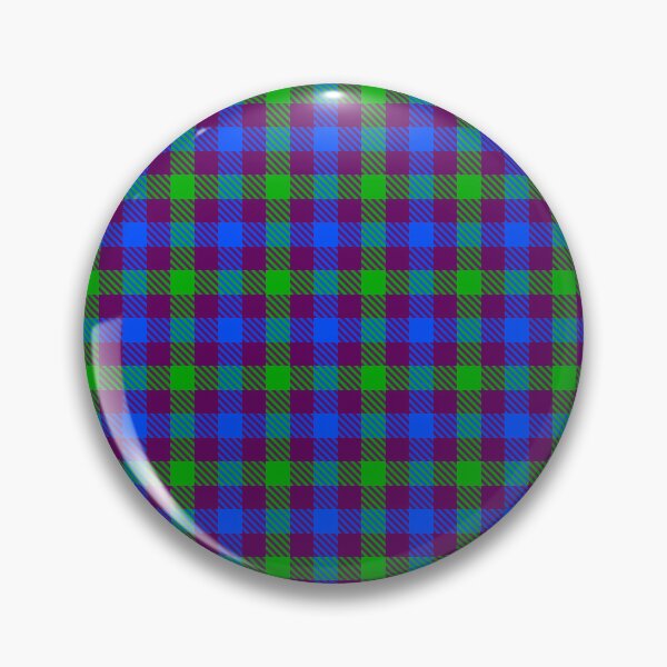 Item preview, Blue And Green On Purple Gingham Check   designed and sold by PatternTitan.