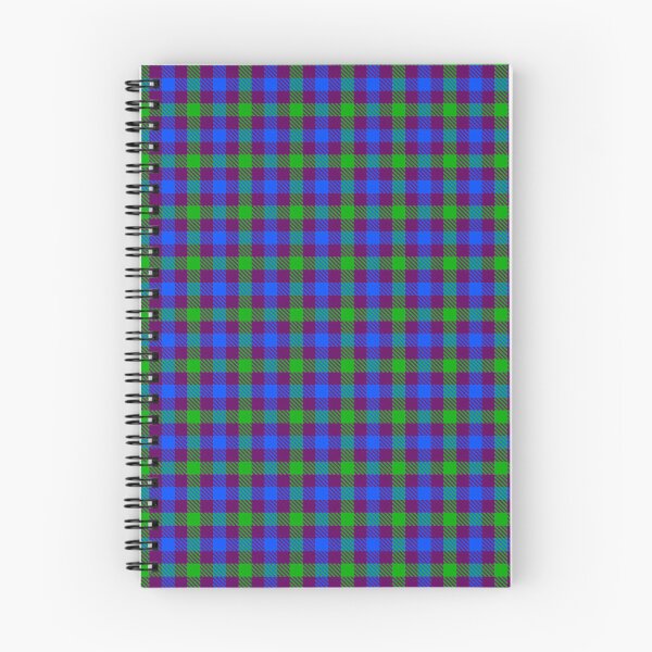 Item preview, Blue And Green On Purple Gingham Check   designed and sold by PatternTitan.
