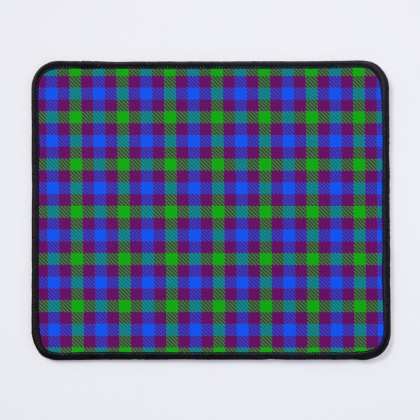 Item preview, Blue And Green On Purple Gingham Check designed and sold by PatternTitan.
