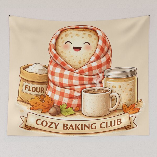 Item preview, Cozy Baking Club | Cute Sourdough Autumn Design designed and sold by azule1.