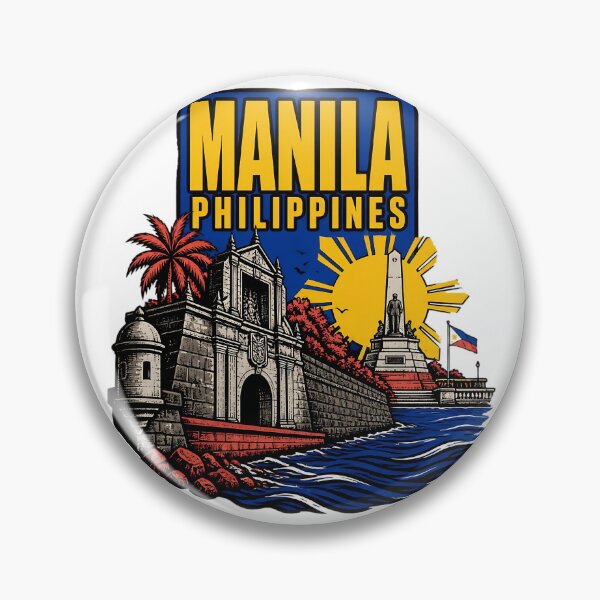 Item preview, Manila Philippines Vintage Travel Tourism designed and sold by TravelersGems.
